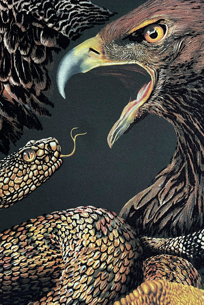 PLAYERA CABALLERO AGUILA CON LA SERPIENTE