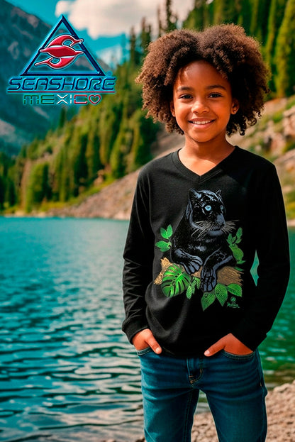 PLAYERA  NIÑA PANTERA