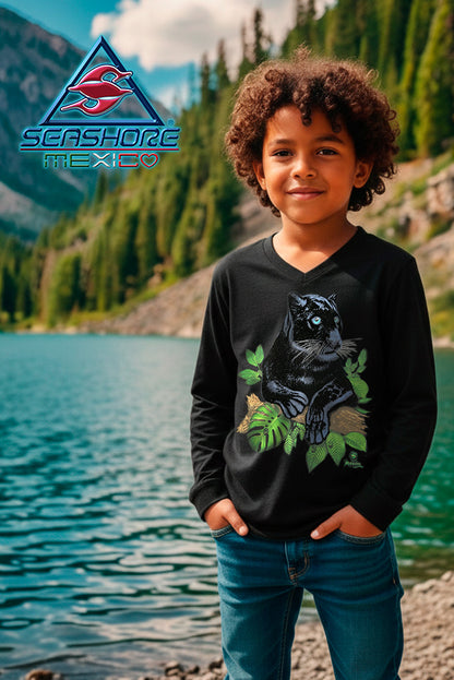 PLAYERA  NIÑO PANTERA