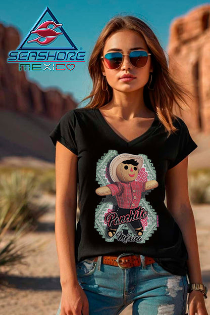 PLAYERA DAMA PANCHITO SEASHORE