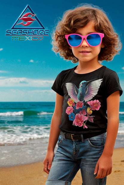PLAYERA NIÑA COLIBRI
