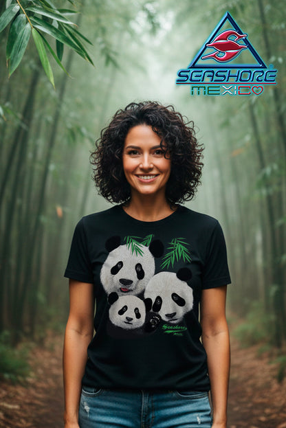 PLAYERA DAMA PANDAS