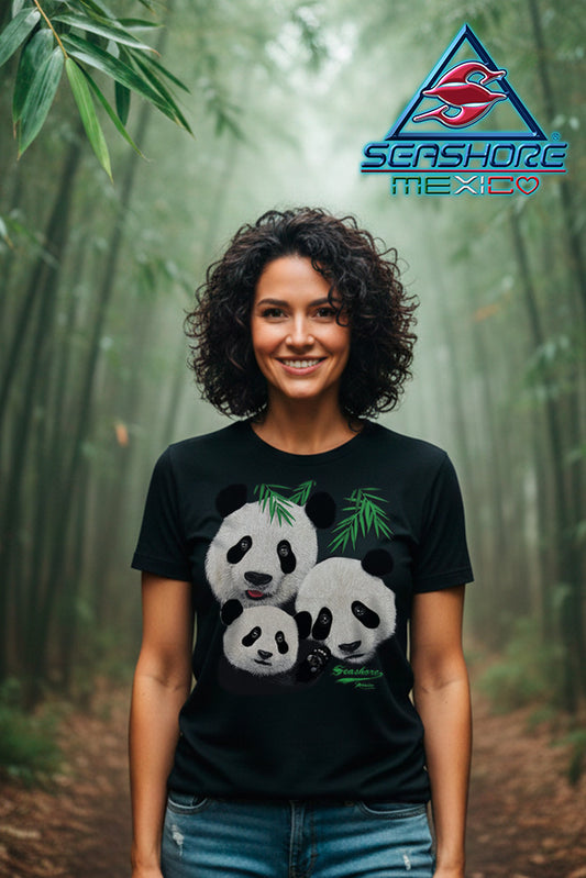 PLAYERA DAMA PANDAS
