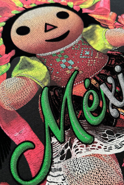PLAYERA DAMA MUÑEQUITA PUNTADITAS