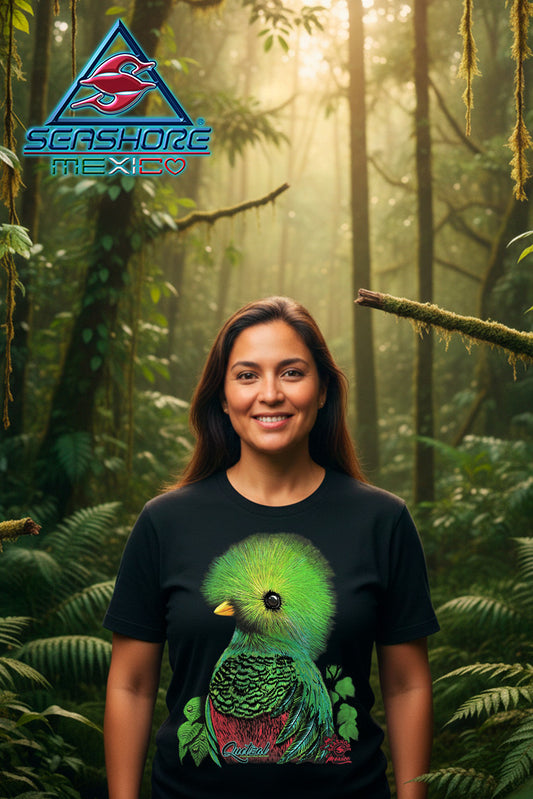 PLAYERA DAMA QUETZAL