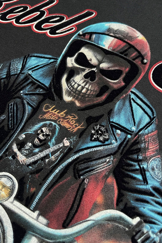 SUDADERA RANGLAN CABALLERO MOTOCICLETA
