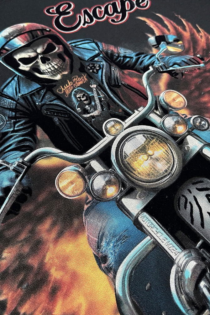 SUDADERA RANGLAN CABALLERO MOTOCICLETA