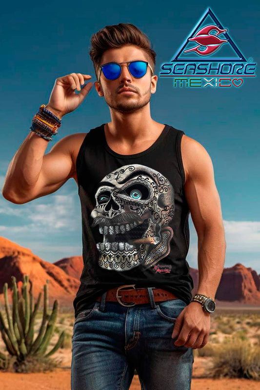 TANK TOP CABALLERO CALAVERA MEXICANA