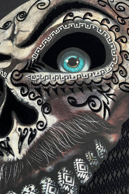 PLAYERA CABALLERO CALAVERA RISOTAS