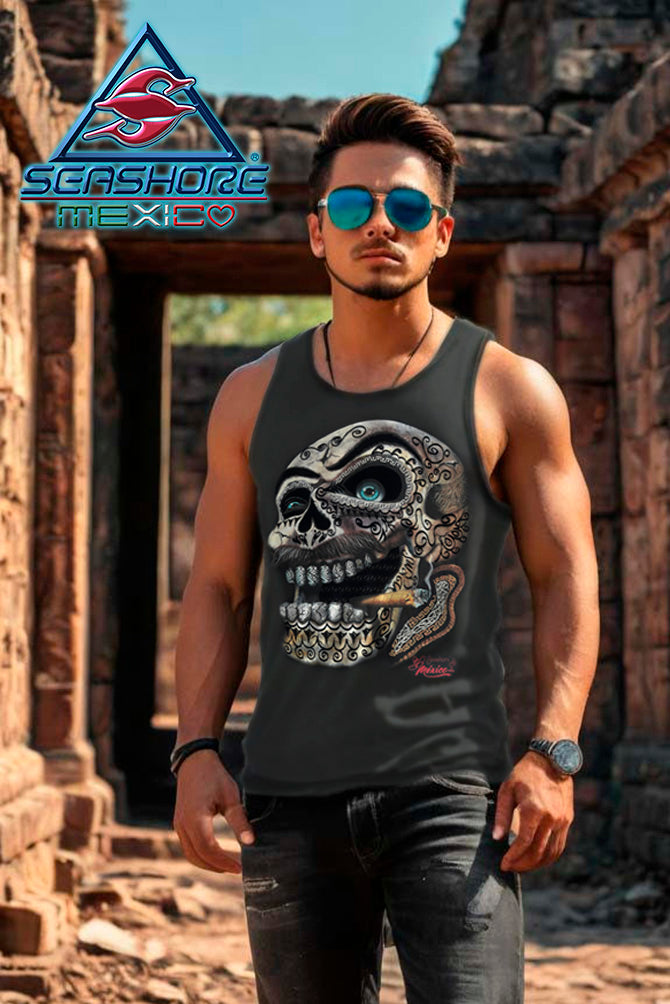 TANK TOP CABALLERO CALAVERA MEXICANA