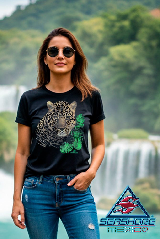 PLAYERA  DAMA CARITA JAGUAR