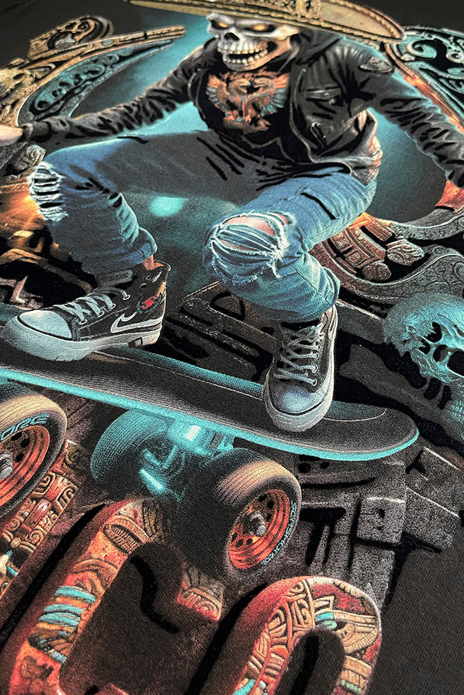 PLAYERA CABALLERO CALAVERA MEXICANA SEASHORE