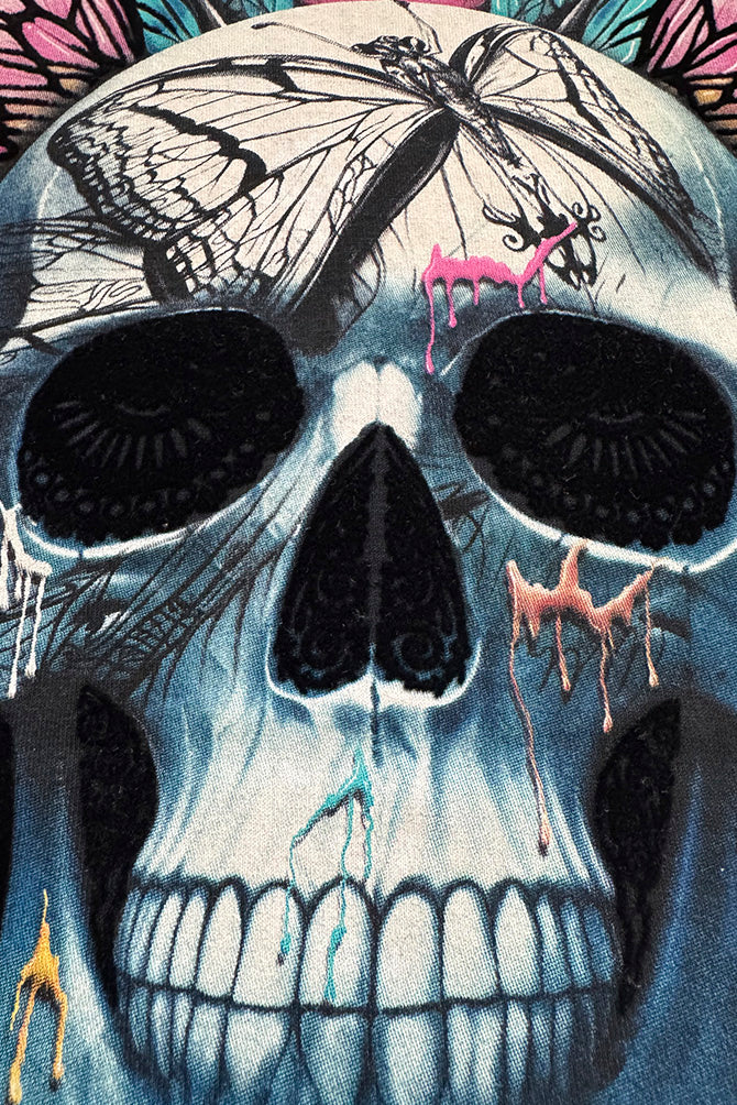 PLAYERA PREMIUM DAMA CALAVERA SEASHORE