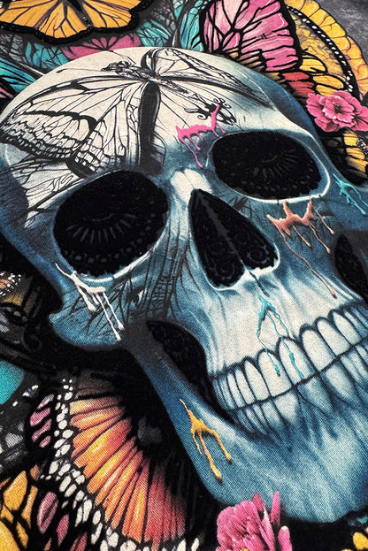 PLAYERA PREMIUM DAMA CALAVERA SEASHORE