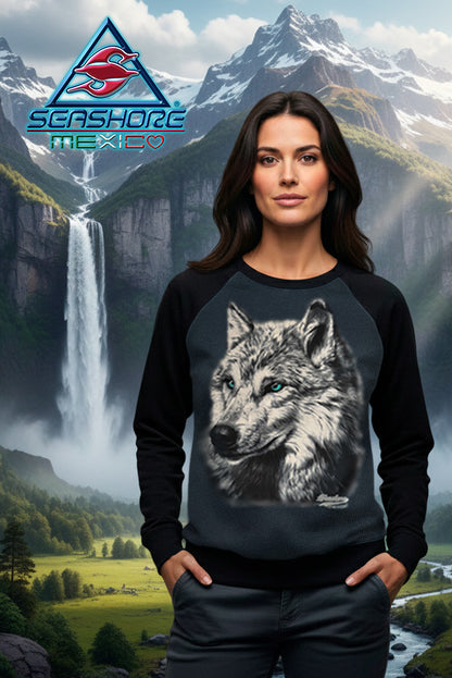 SUDADERA RANGLAN DAMA LOBO GRAN PELAJE