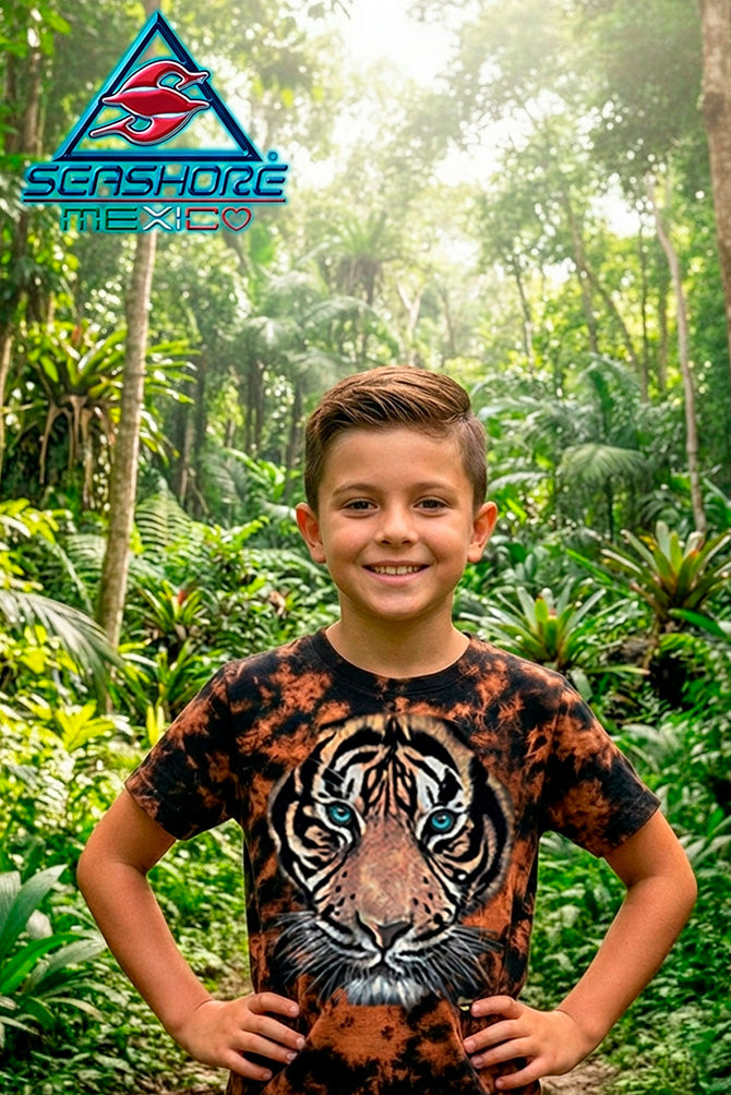 PLAYERA PREMIUM  NIÑO TIGRE