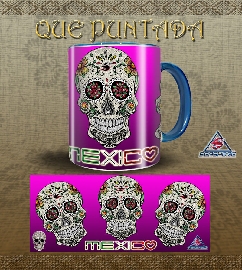 TAZA CALAVERA K-PUNTADA