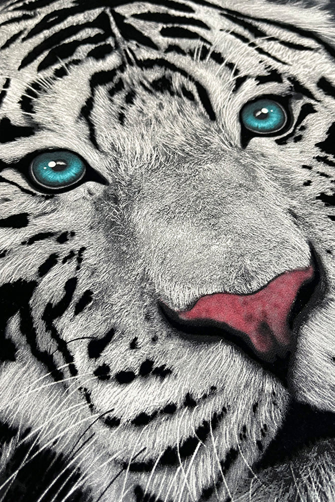 SUDADERA RANGLAN CABALLERO TIGRE BLANCO