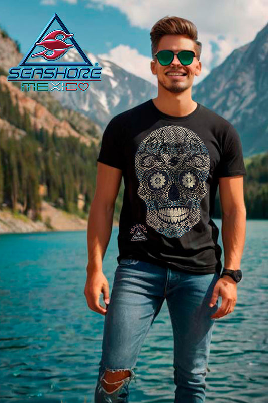 PLAYERA CABALLERO CALAVERA SEASHORE