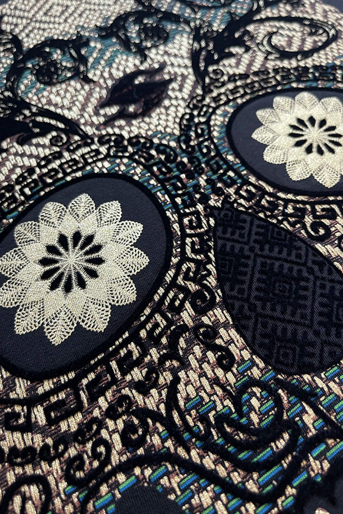 SUDADERA CON CAPUCHA DAMA CALAVERA BRILLANTE
